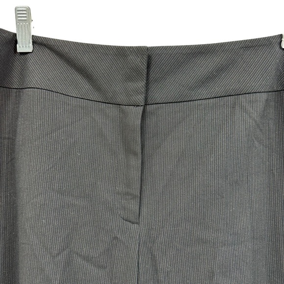 Style & Co. Black Mini Pinstripe Wide Leg Trousers, NWT, size 8 - Picture 7 of 8